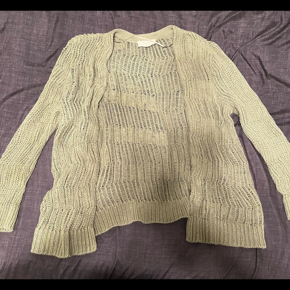 Woven Cardigan